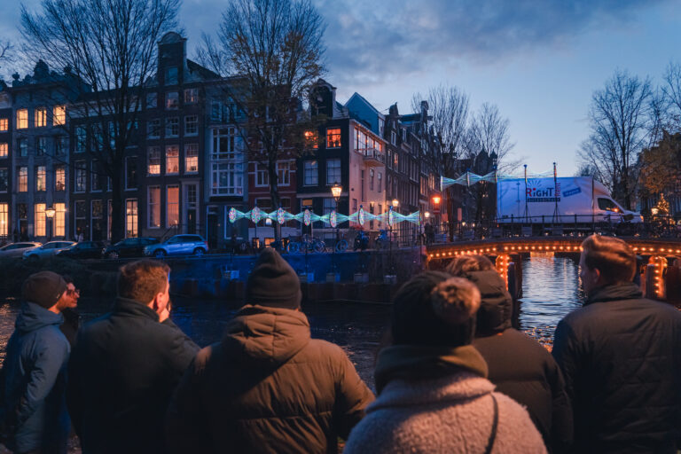 Amsterdam Light Festival Waking Tour